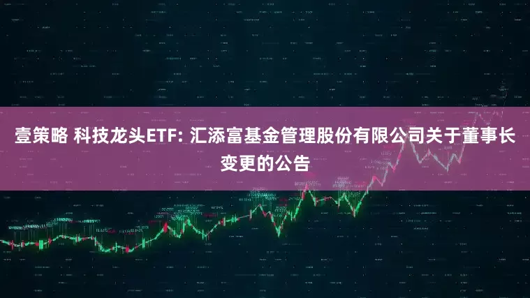 壹策略 科技龙头ETF: 汇添富基金管理股份有限公司关于董事长变更的公告