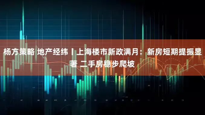 杨方策略 地产经纬丨上海楼市新政满月:新房短期提振显著 二手房稳步爬坡